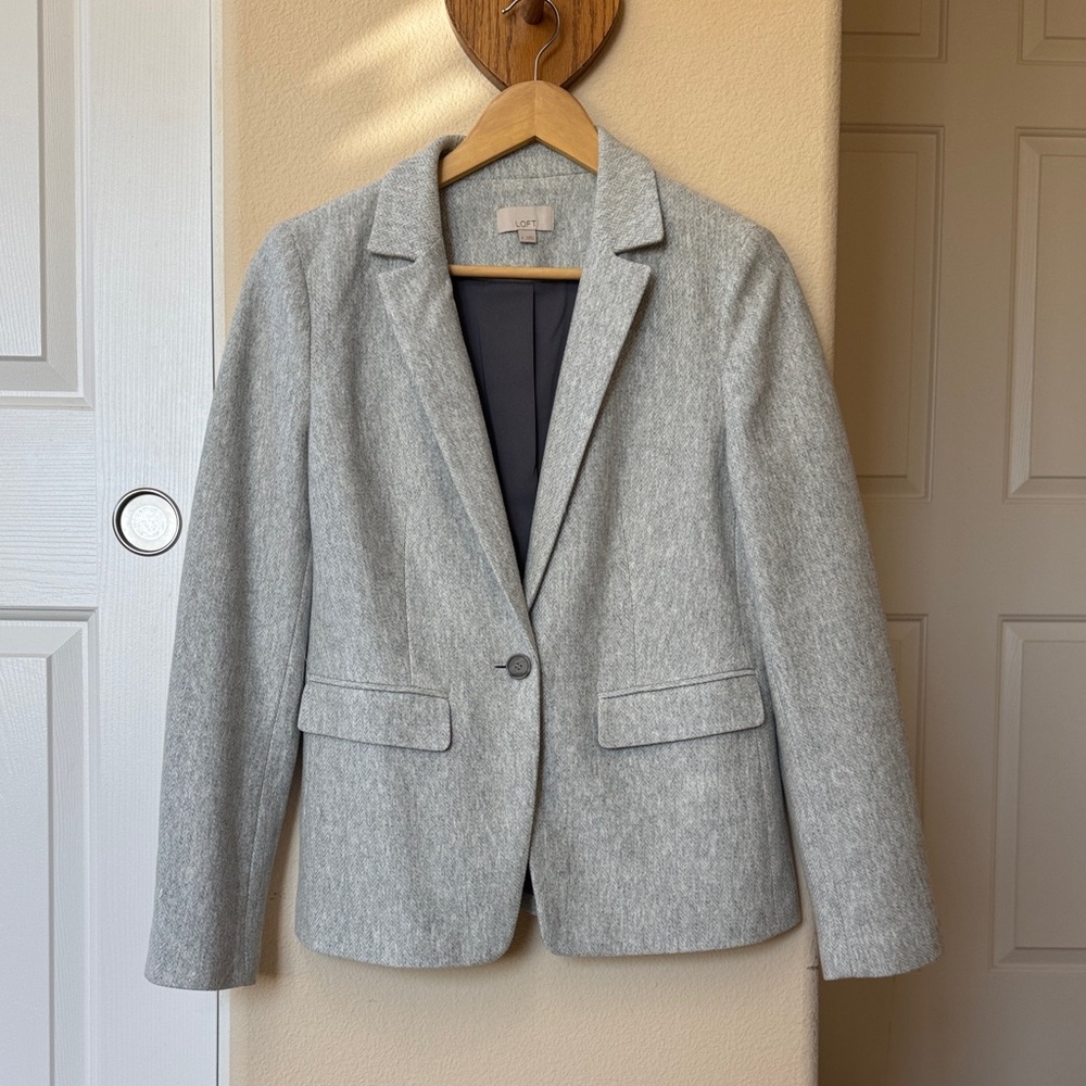 LOFT Light Gray Women's Blazer